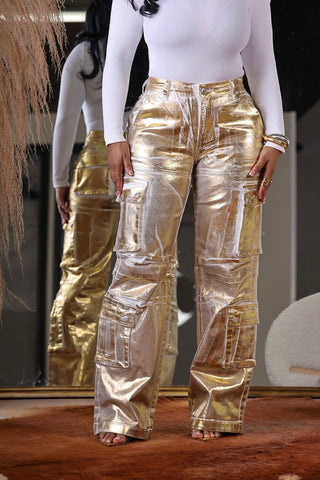 LADIE'S GOLDEN CHILD CARGO PANTS