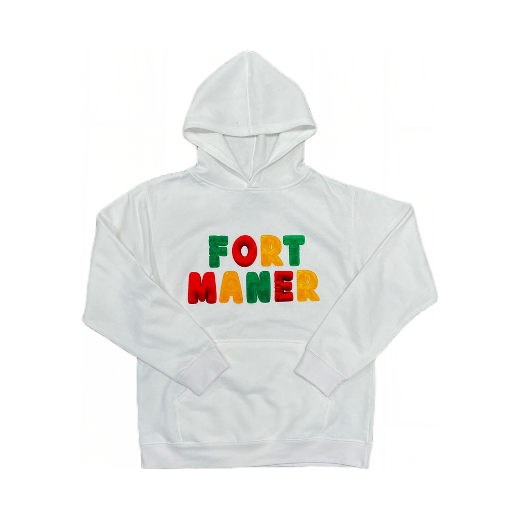 Fort Maner Kids Hoodie white