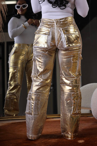 LADIE'S GOLDEN CHILD CARGO PANTS