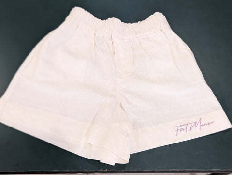 Ruffled Signature Shorts