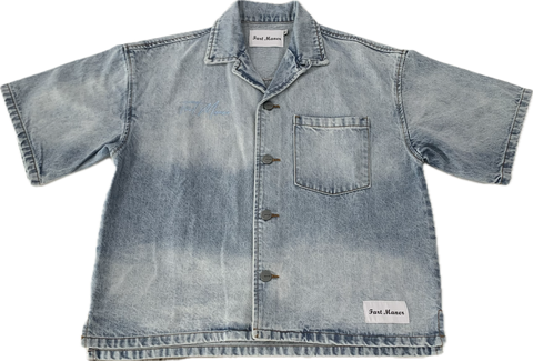 MEN'S BOXY DENIM TOP